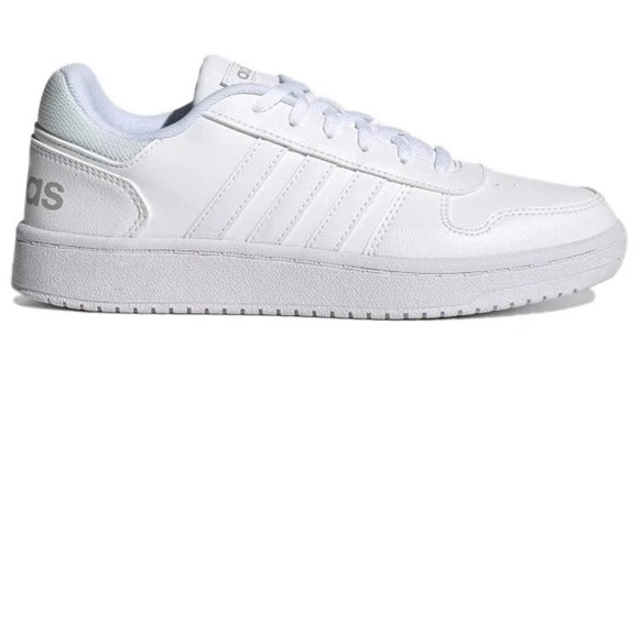 Adidas Neo Adidas Womens Hoops 2.0 Cloud White/Grey Badsketball Shoe Low - Picture 9 of 16
